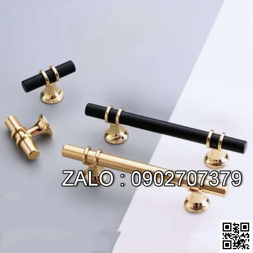 Tay nắm đũa có chân vàng nhạt-Mã RE204 256 Vàng/ Đen