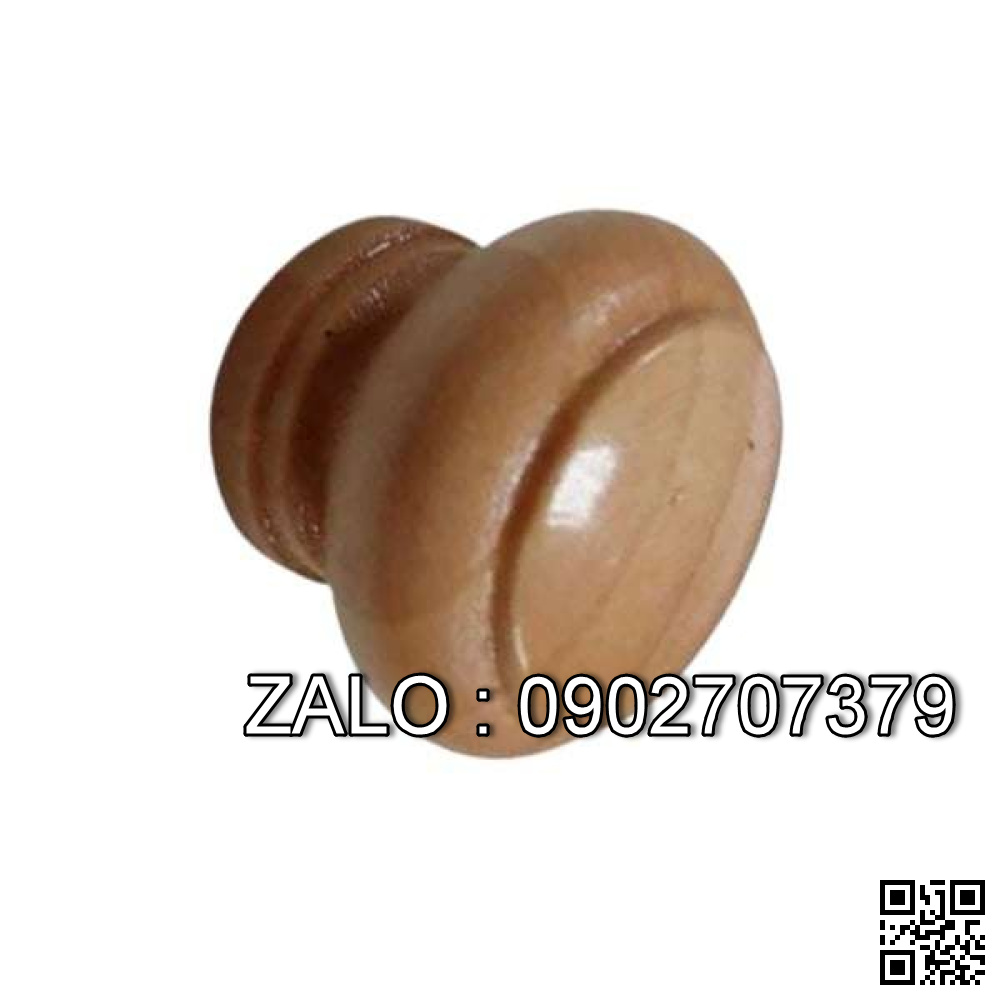 Tay nắm tròn Phi 34 Gỗ-Đầu gù