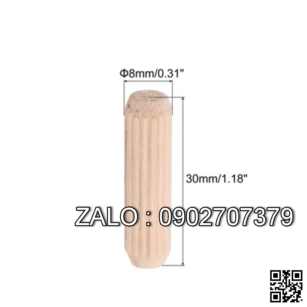 Chốt gỗ 8*30 >10 Bịch