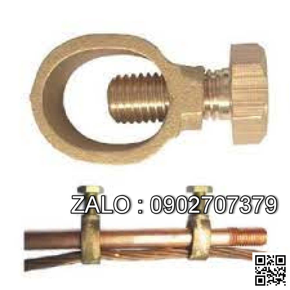 Kẹp u cọc tiếp địa và thanh đồng