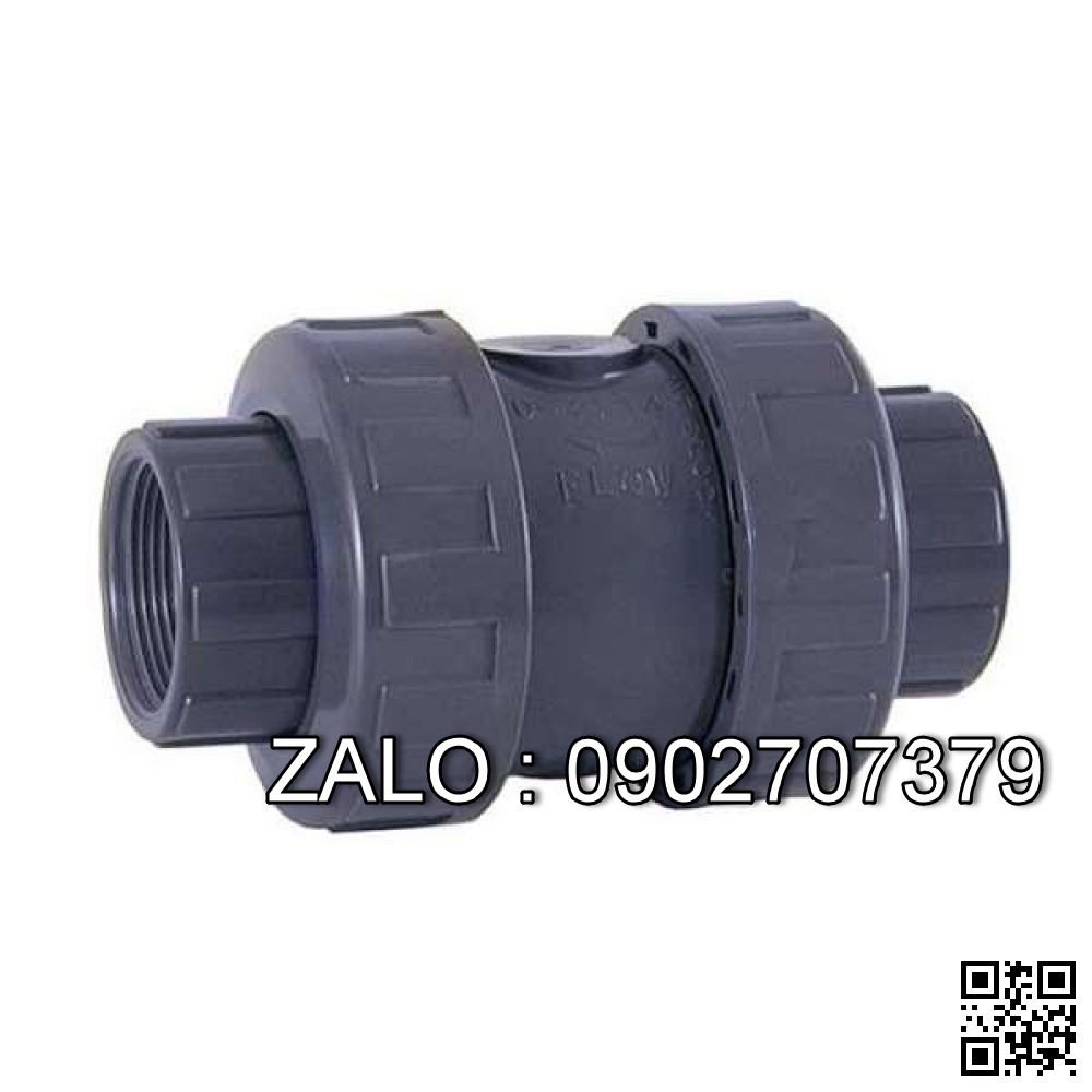Nối thẳng uPVC D75 Sunmax
