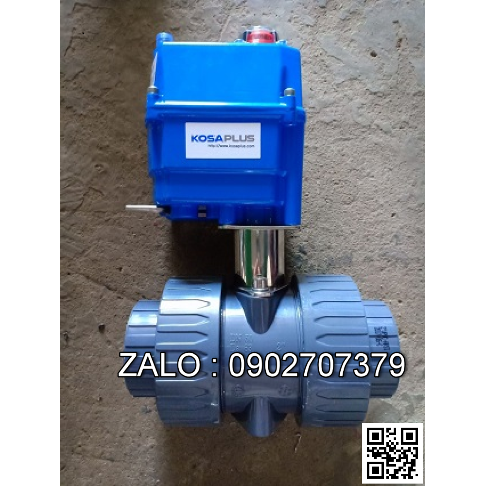 Van bi điện điều khiển nhựa lắp ren 2 ngã DN65