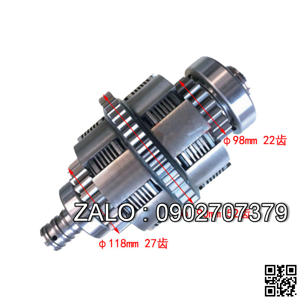 Gia công bộ nồi hộp số xe nâng