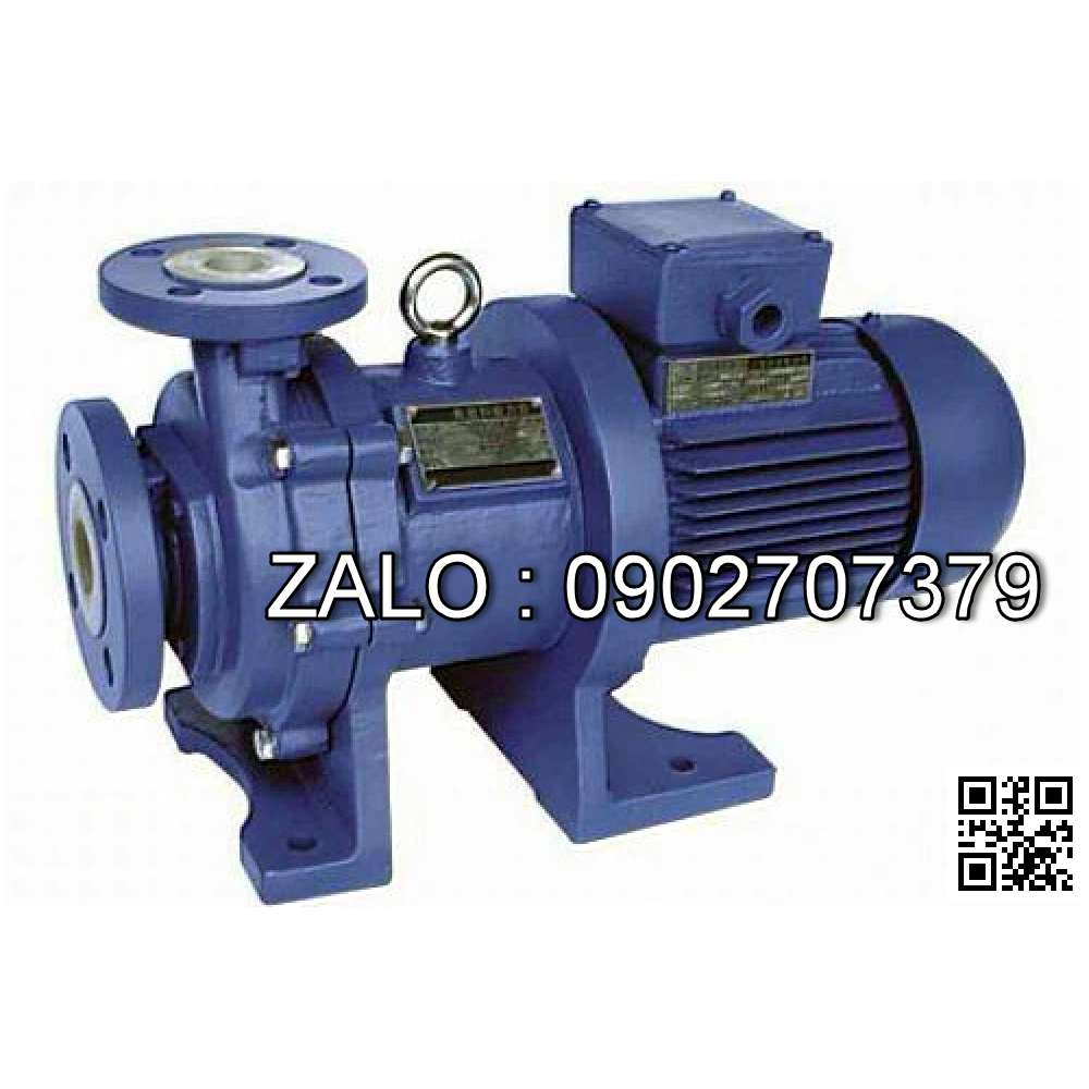 Bơm axit CQB32-25-125F, Lưu lượng: 3.3 m3/h, Công suất: 0.5 Kw