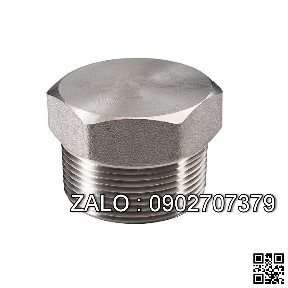 Nút bịt ren ngoài Inox 304 3