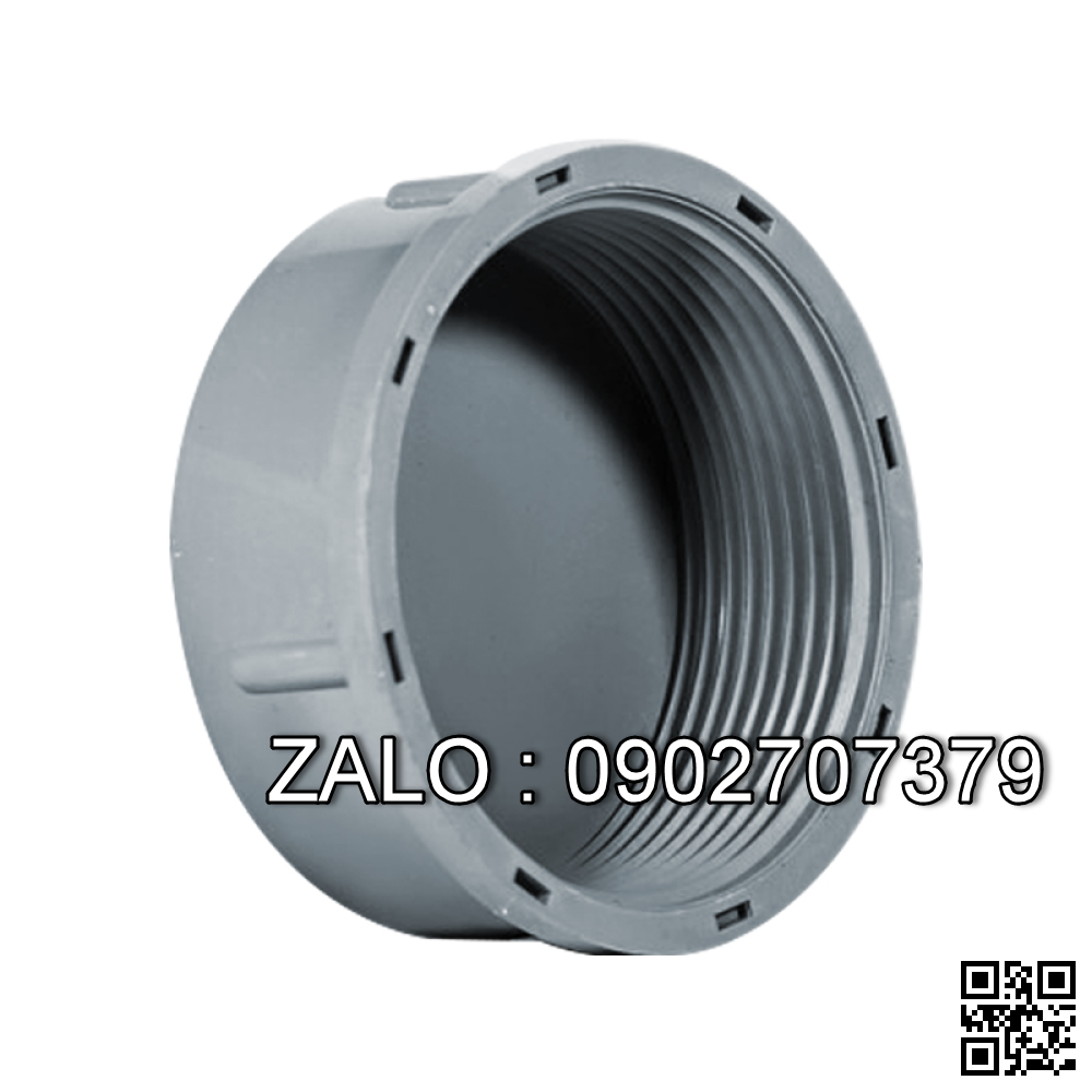 Nút bịt ren trong nhựa 1/2