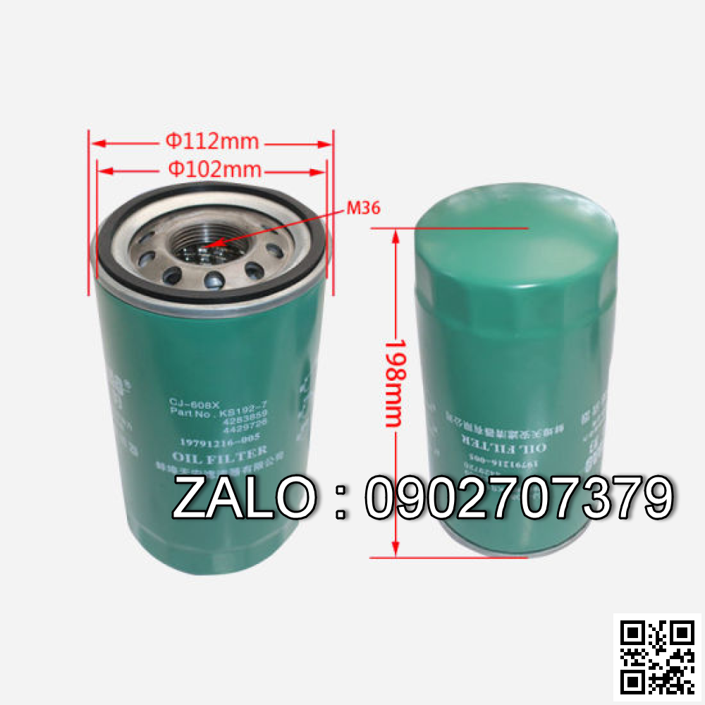 6BB1/D1 Lọc nhớt 20801-01441