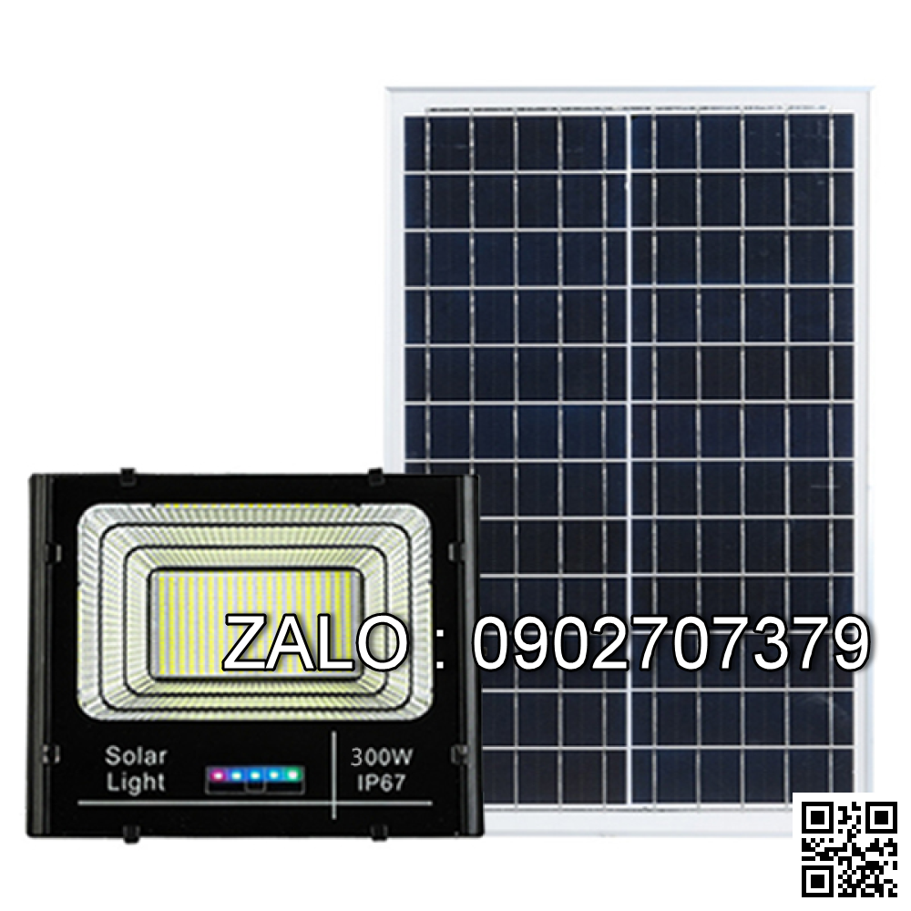 Đèn pha năng lượng mặt trời 300W P-300S