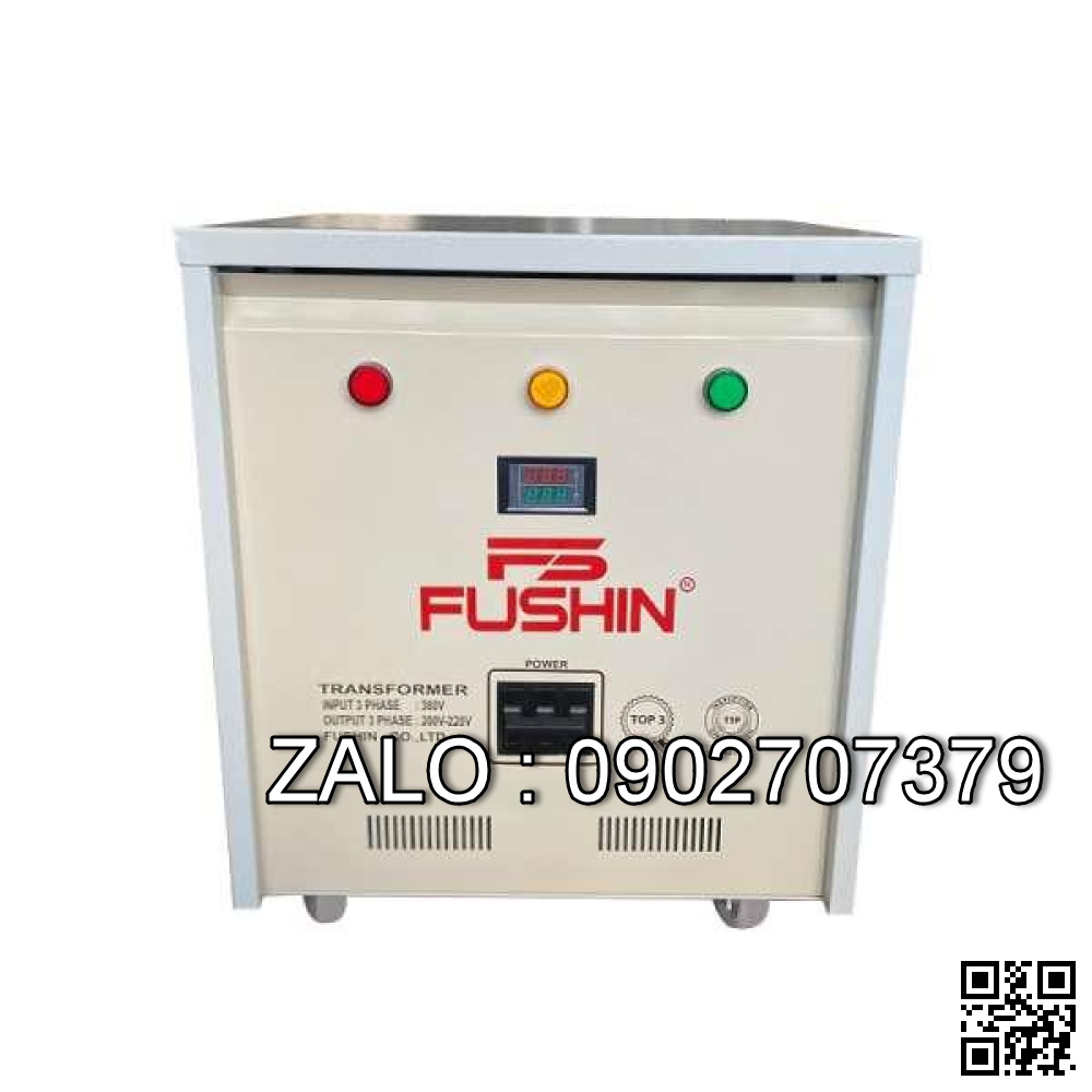 Biến áp tự ngẫu 380V/220V 6.6KVA (30A) - Nhản hiệu : Fushin