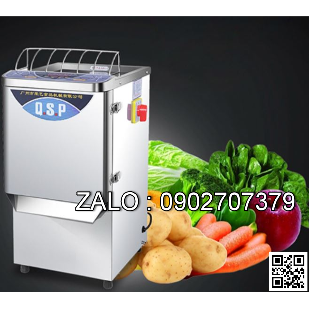 Máy thái rau củ quả dạng sợi, thát lát QSP