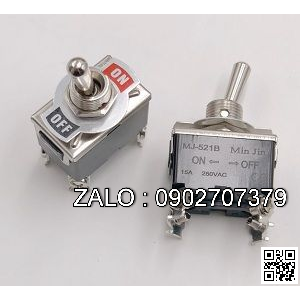 Công tắc gạt 4 chân MINJIN MJ-521B