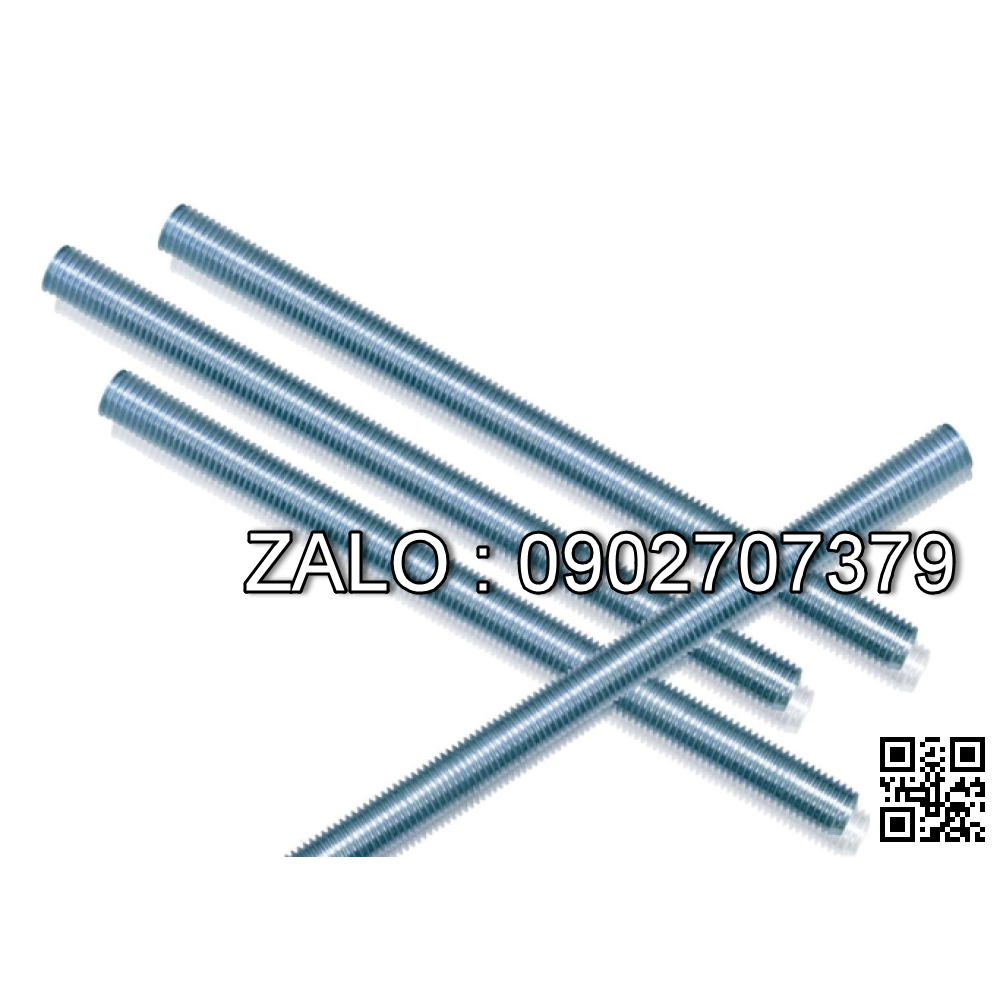 Bulong lục giác chìm M12x50 thép đen, ren suốt ( gồm tán, long đền, long đền vênh )