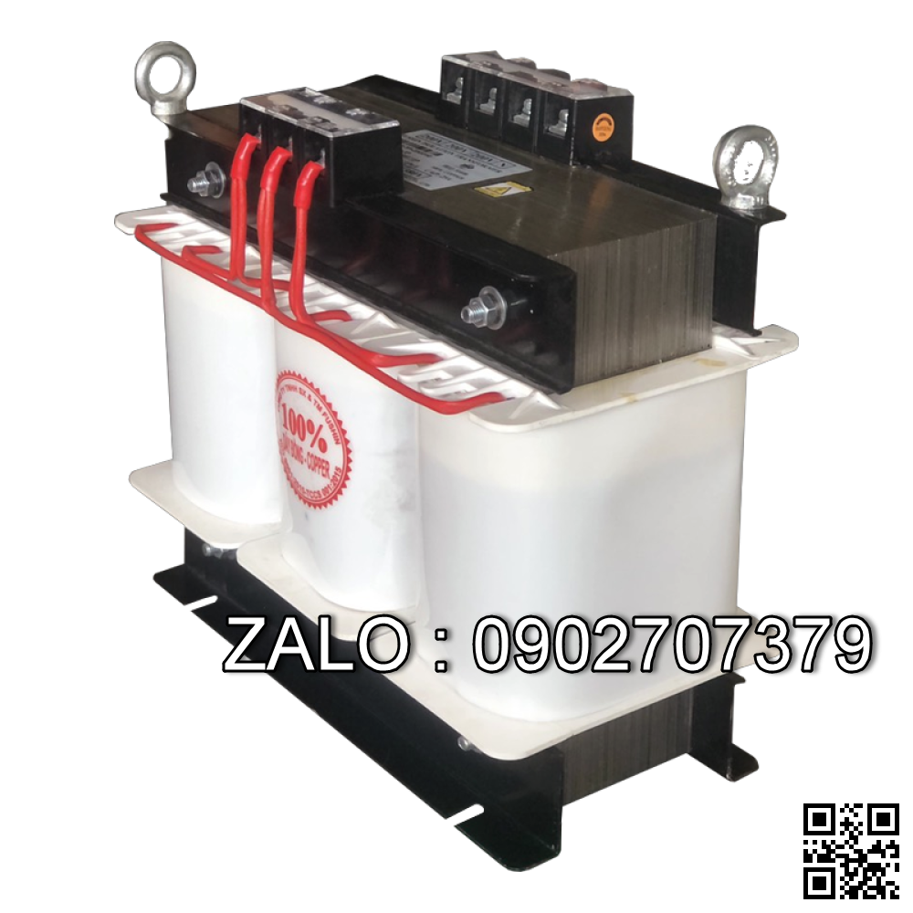 Biến áp cách ly 3 pha 380V/460V-480V 60KVA-Dây đồng - Nhản hiệu : LITANDA
