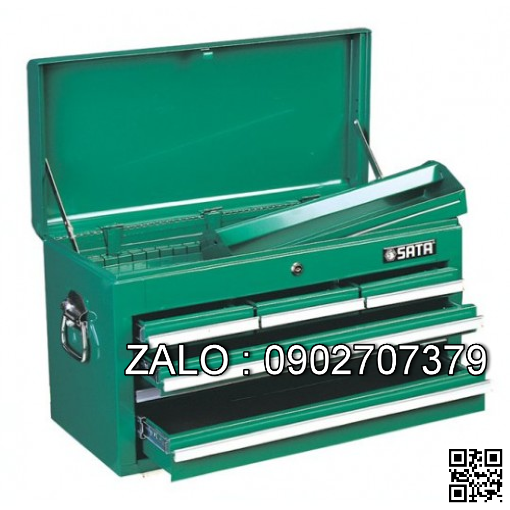 Thùng đồ nghề bằng sắt 6 ngăn Sata
660x305x380mm 95106