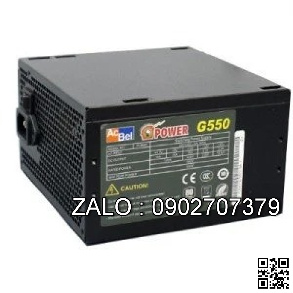 Nguồn Acbel G550W I - Power Fan 12 Chính Hãng (4 + 4 Pin, 6 Pin)
