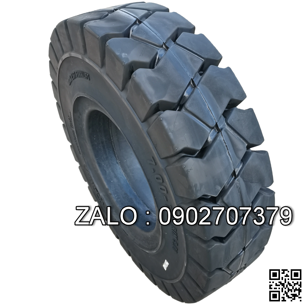 Lốp xe 7.00-12/5.00, 7.00-12 Dmaster (Vỏ đặc đen)