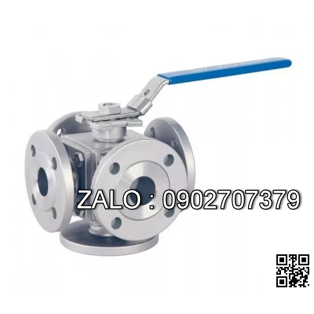 Van bi nhựa PVC ren ngoài 5 ngã DN15