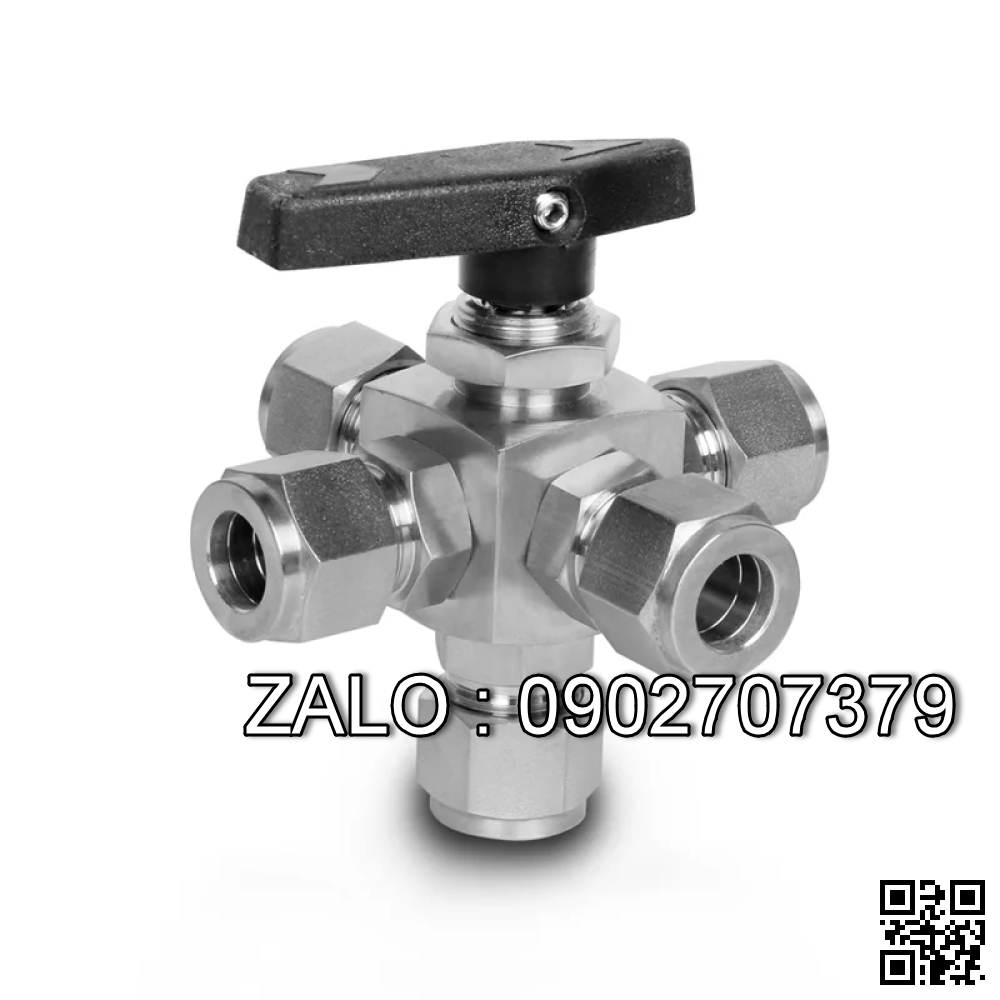 Van bi mạ kẽm 5 ngã DN40