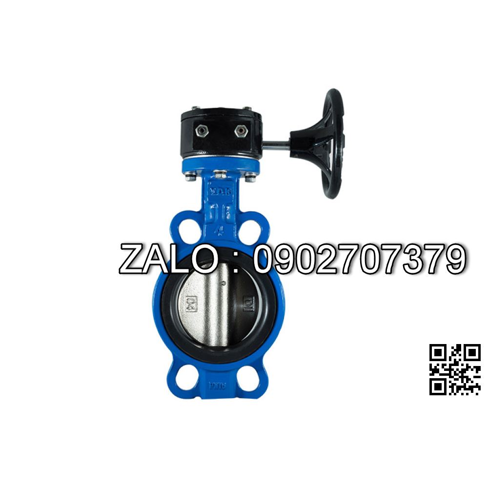 Van bướm thân gang cánh inox Phi 114