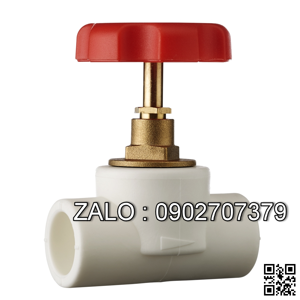 Van bi nhựa PPR 3 đầu sử dụng ống phi 40