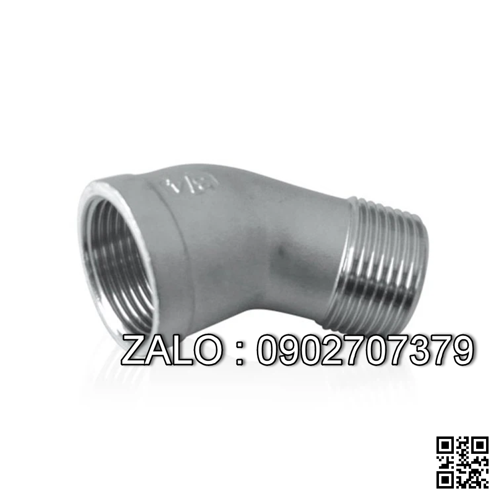 co lơi 45 ren trong , ren trong Inox 304 2-1/2