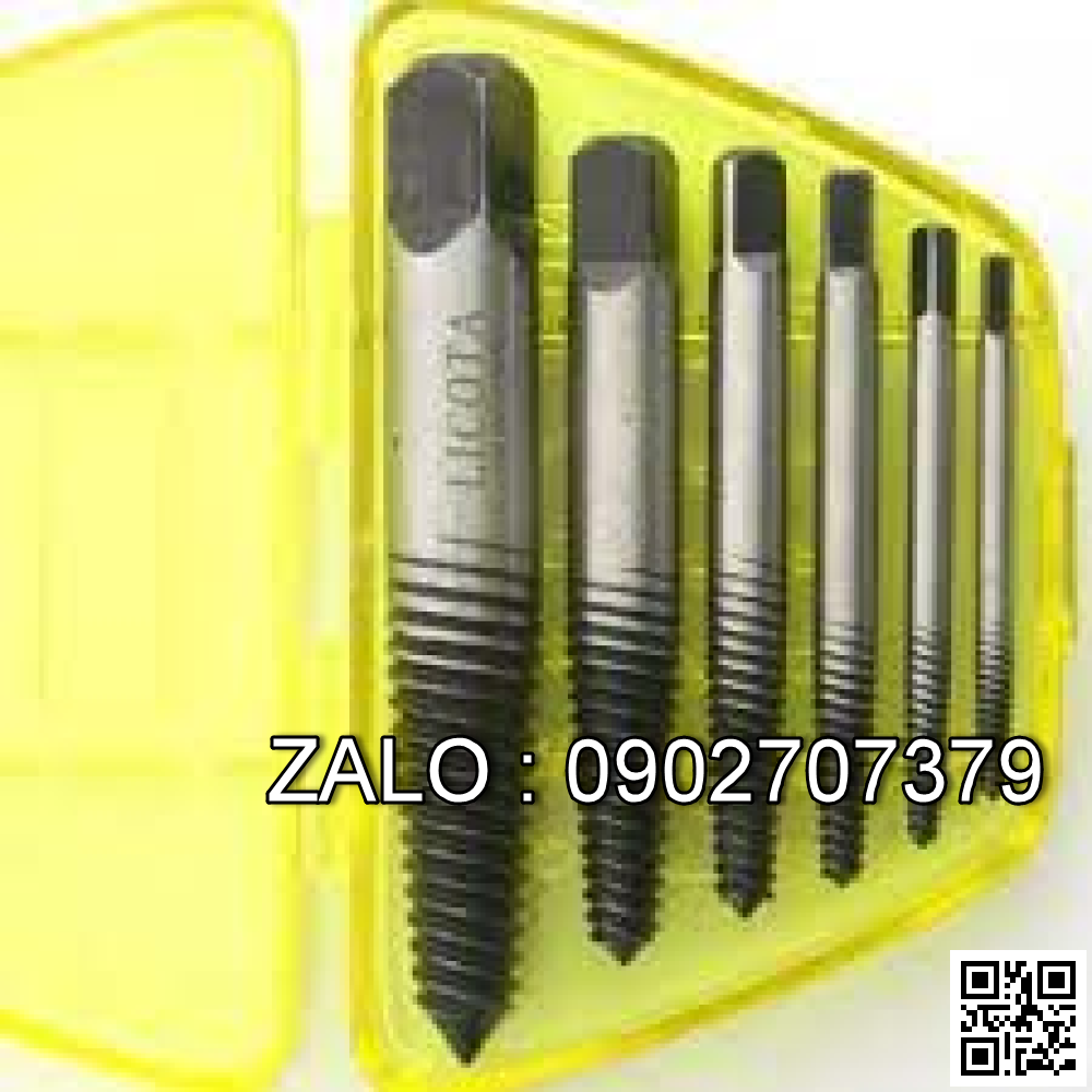 Bộ dụng cụ tháo Bulong gãy EGA Mater, 6 mũi/bộ