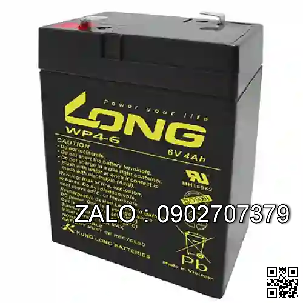 Bình ắc quy Globe 6V-4Ah