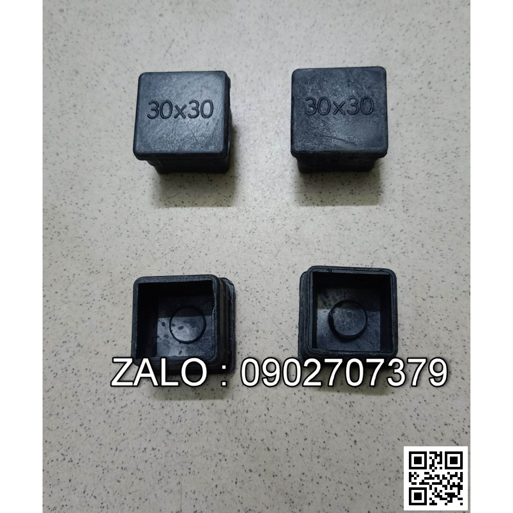 Nút cao su bọc chân ghế vuông 30x30mm