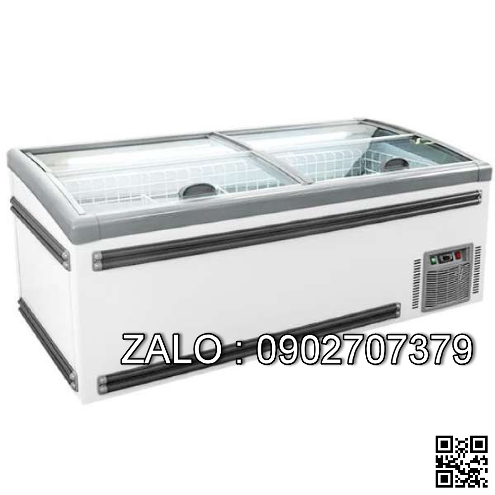 Tủ đông đảo trưng bày thực phẩm siêu thị HR-2500D