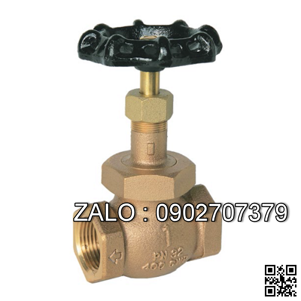 Van cầu ren đồng Kizt DN150