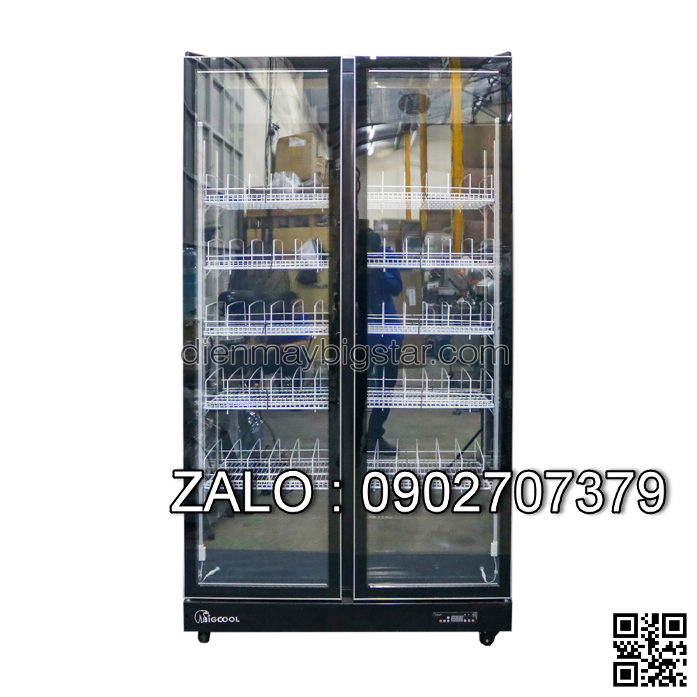 Tủ lạnh 2 cửa kính có quạt mát luxury R300-1