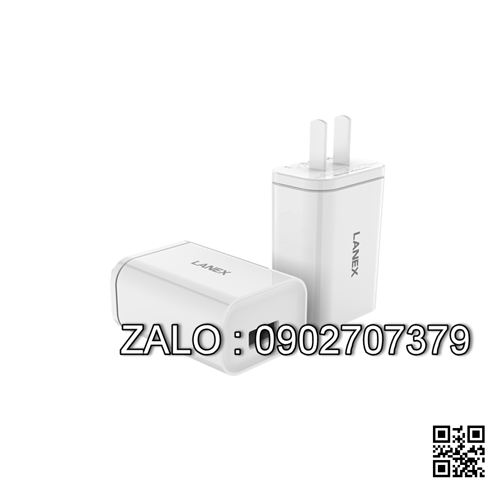 Cóc Sạc Nhanh 1 Cổng USB 3.0A Lanex LCT Q04C