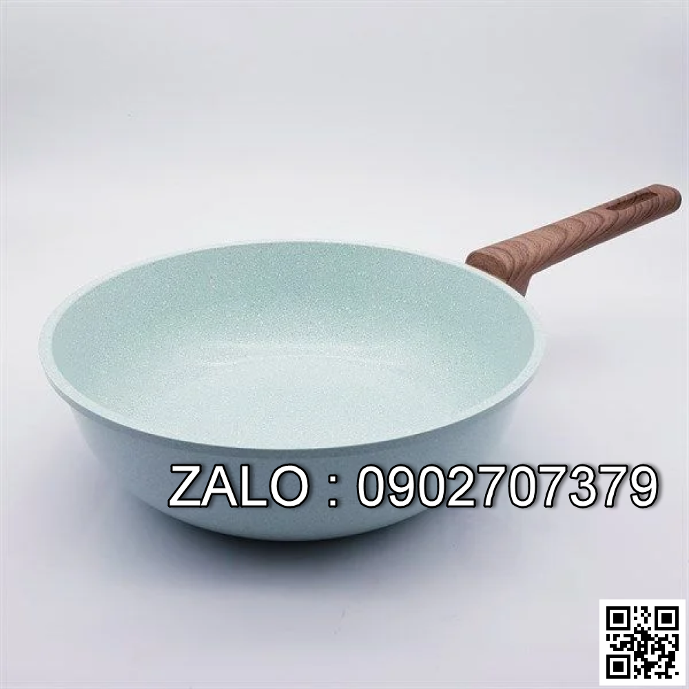 Chảo nhôm chống dính xanh đá Lacena Size 20cm SH22492