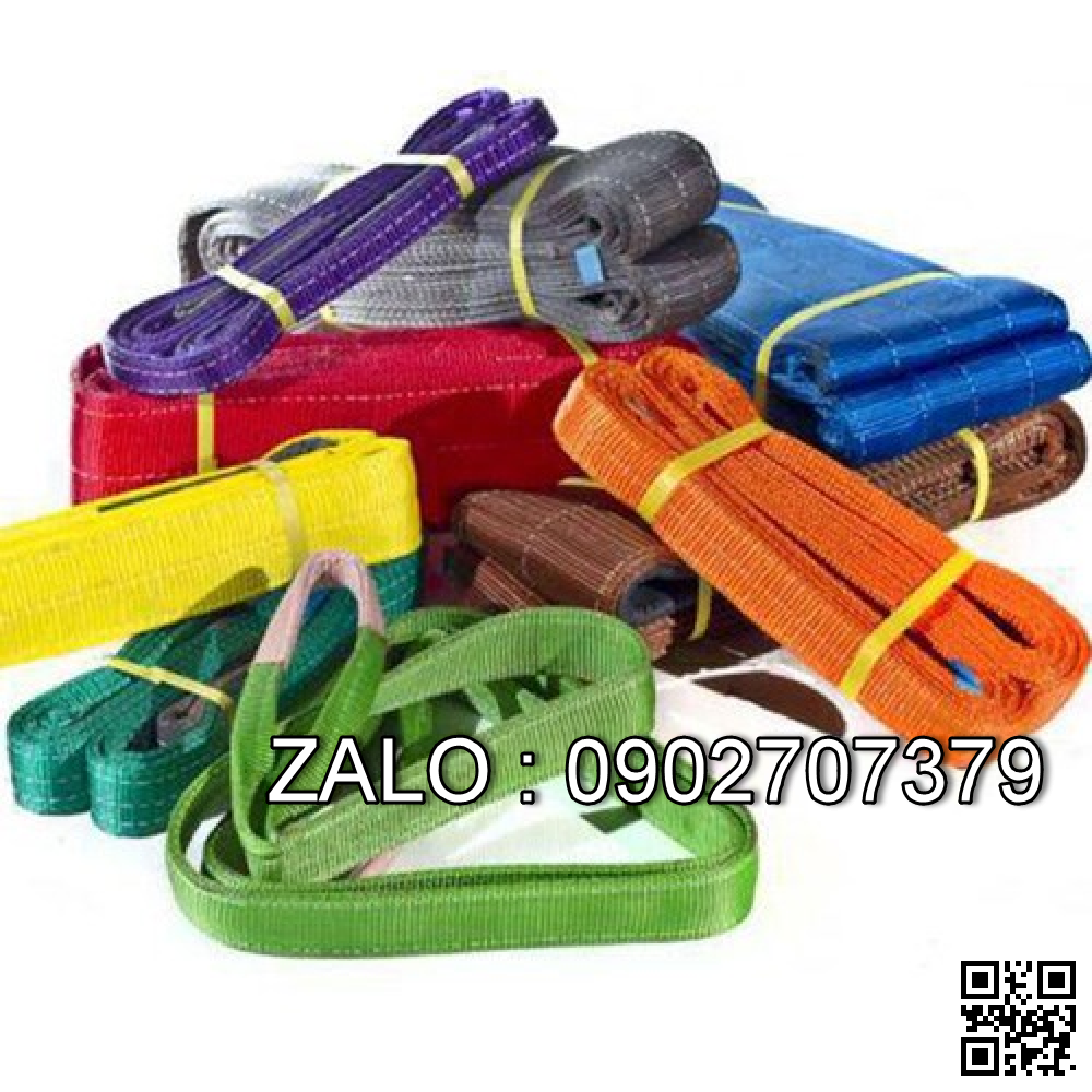 Dây cáp vải cẩu hàng 5 tấn 5 m bản rộng 125mm