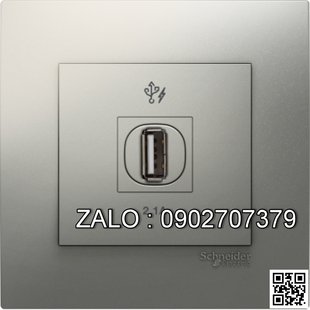 cổng sạc USB 2.1A Clipsal / Schneider KB31USB_AS