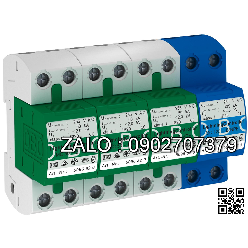 MC 50-B/3+1 (255V, 3P, 50kA/P (10/350)) OBO 5096878