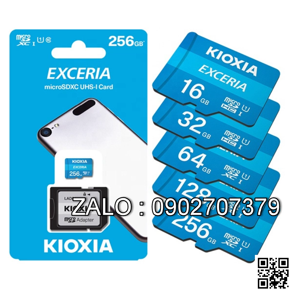 Thẻ Nhớ MicroSD 64G Class 10 Kioxia Box Chính Hãng 100mb/S