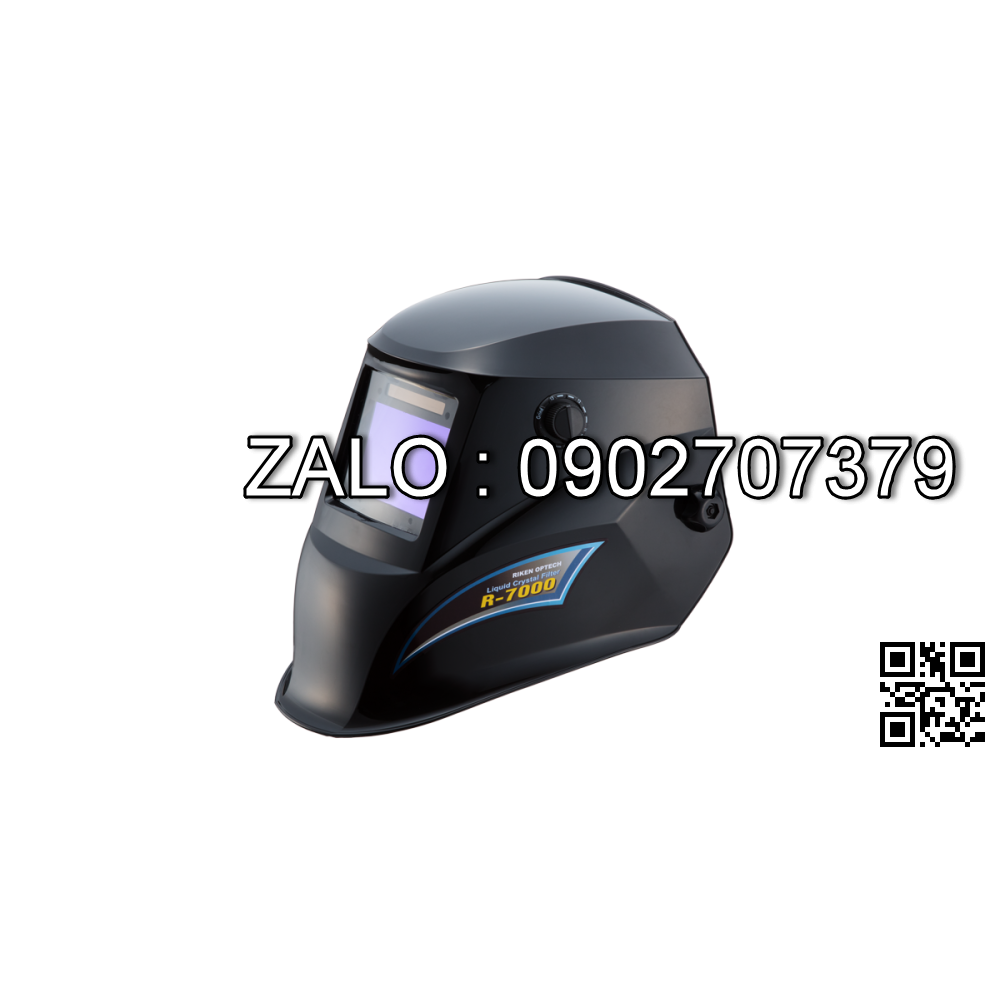 Mặt nạ hàn điện tử chống cháy trùm kính đầu R-7000-C