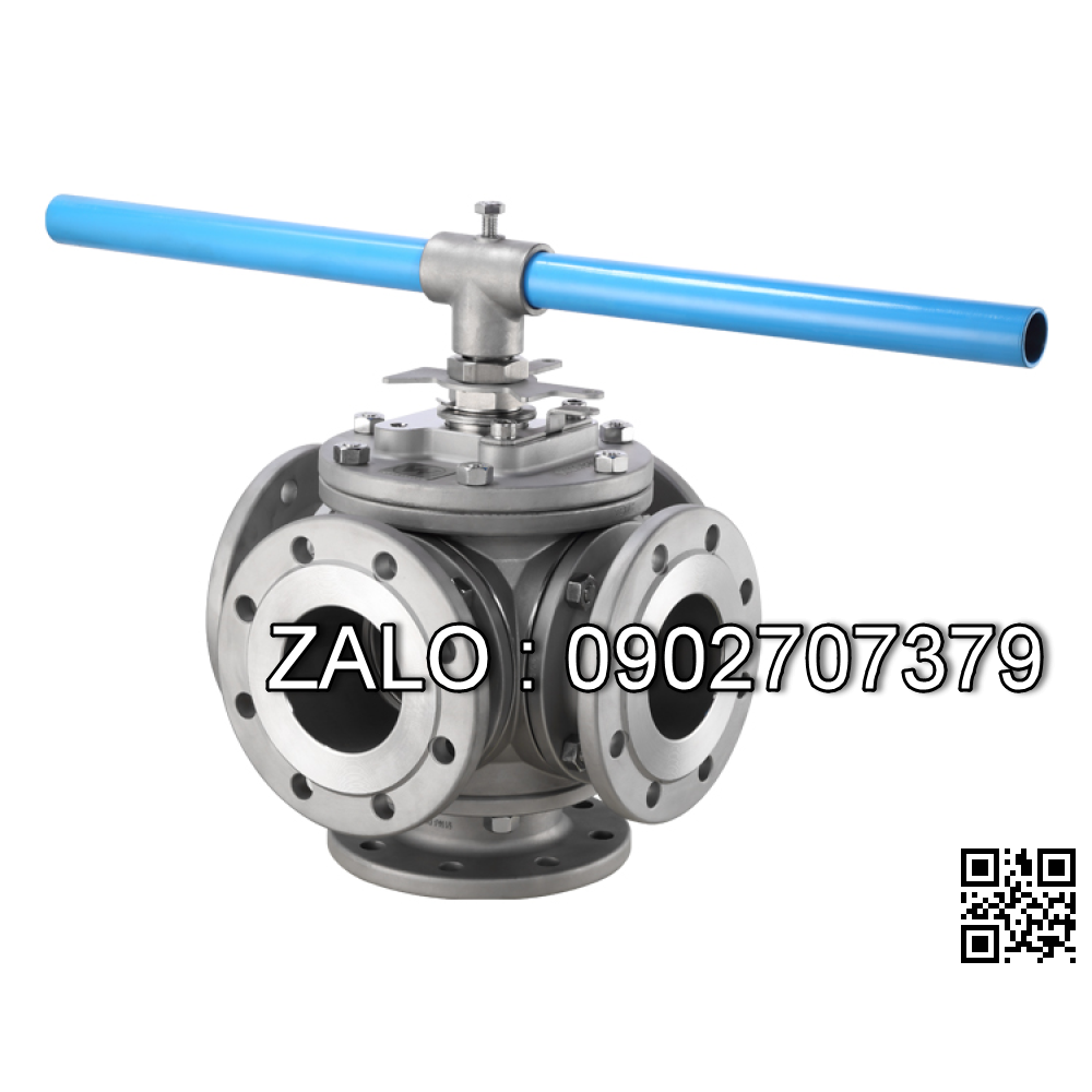 Van bi Inox 5 ngã DN100