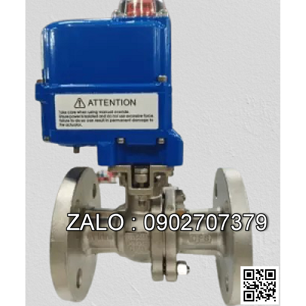 Van bi inox điều khiển khí nén 2 ngã DN100