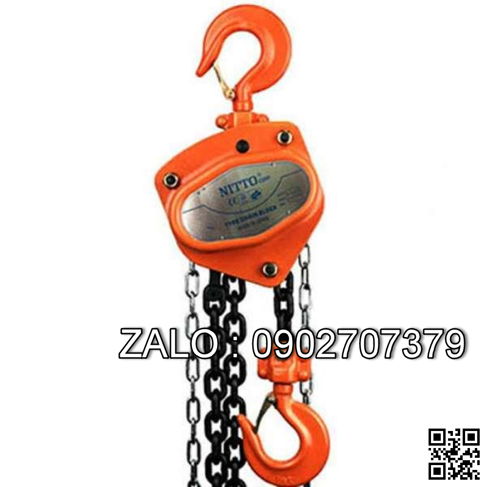 Palang Xích Kéo Tay Nitto 1 tấn 3 mét