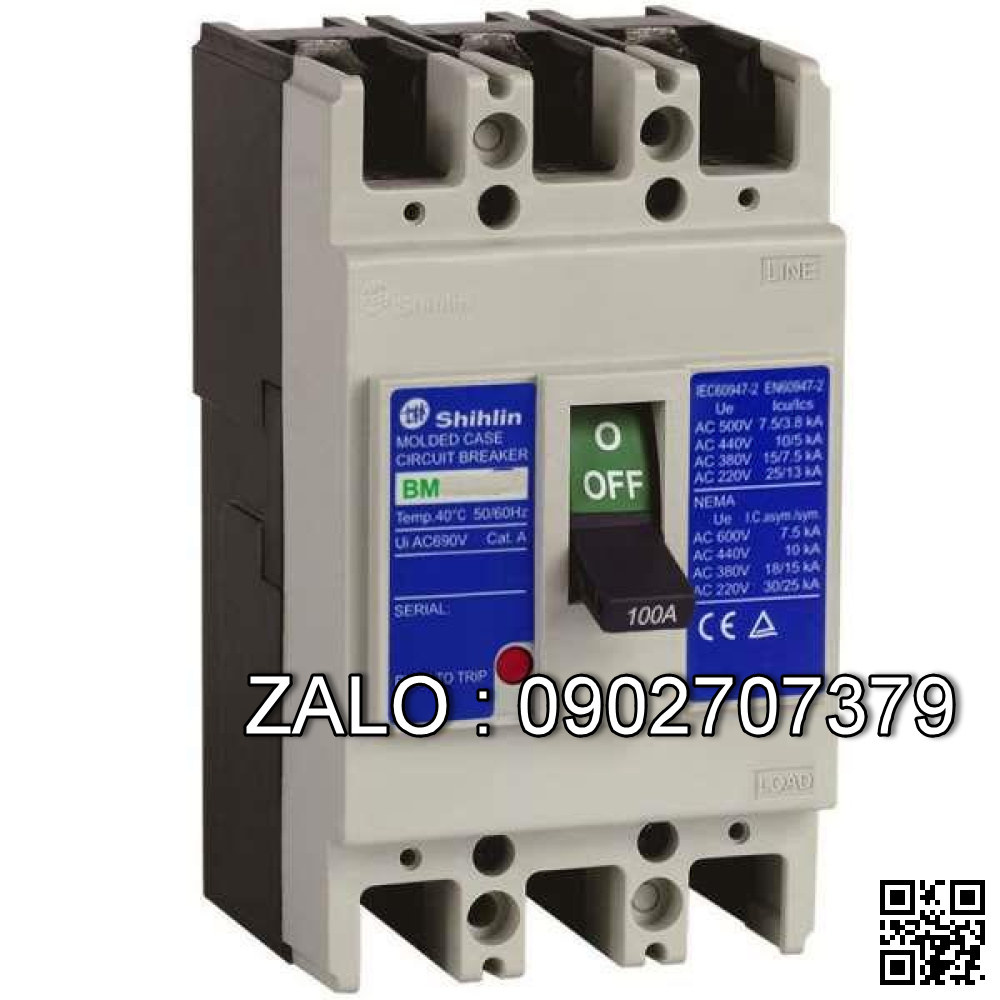 MCB Tép đen BL 630-HN 3P 600A 50KA