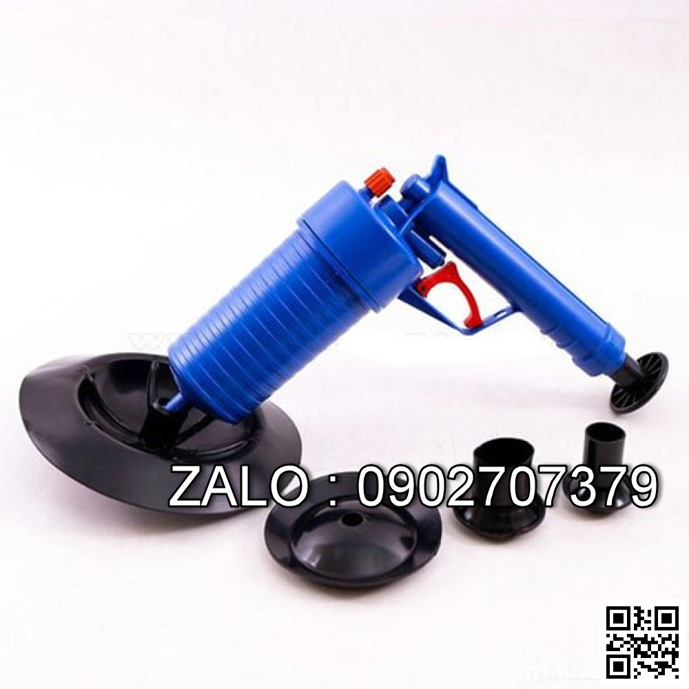 Súng thông tắc bồn cầu và chậu rửa bát