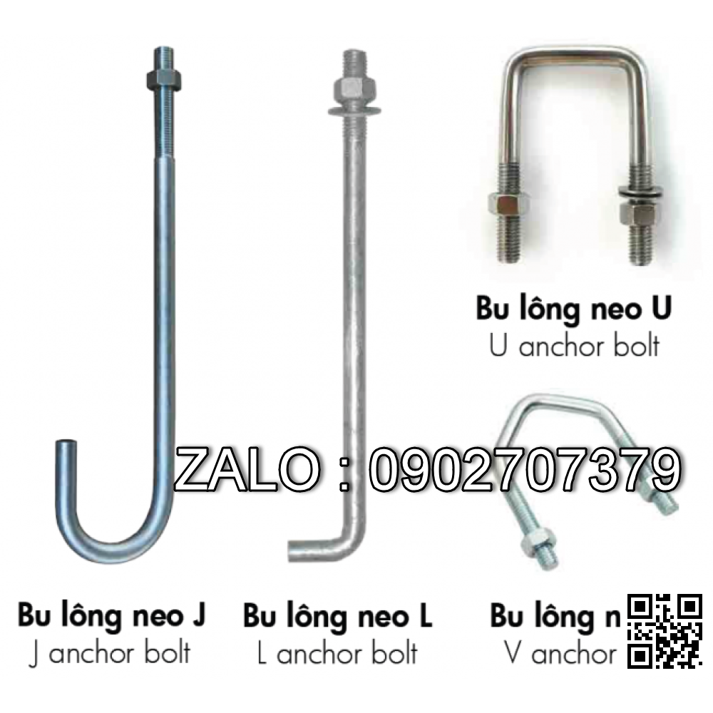 Bulong neo móng U M30X300