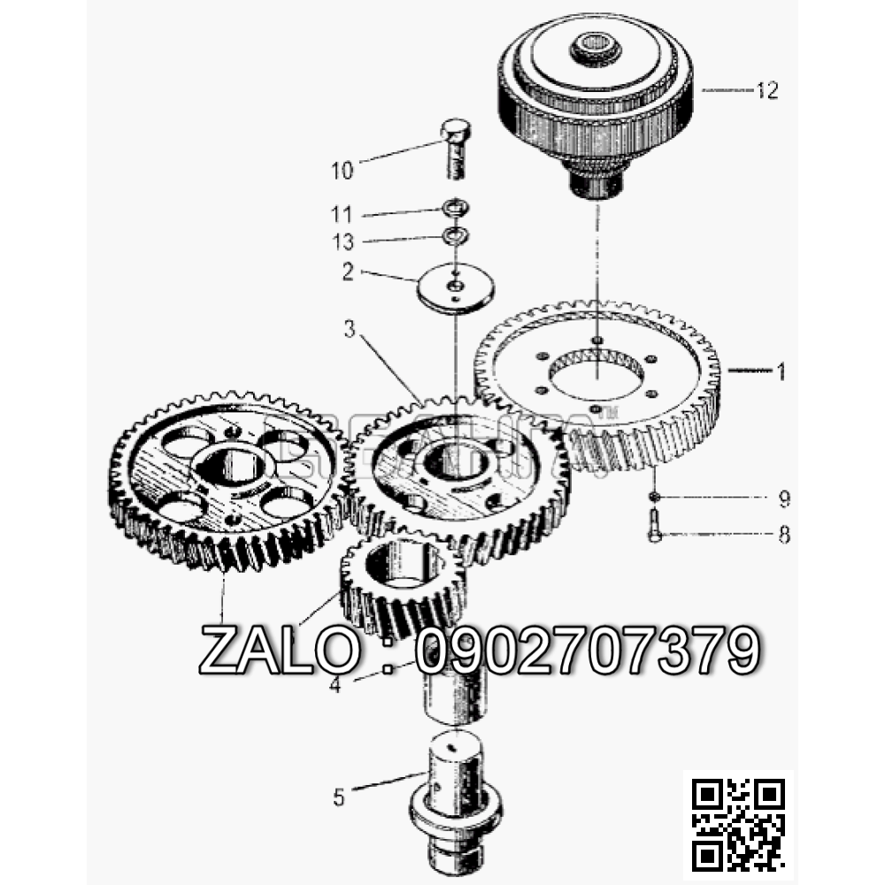SIDE GEAR FD25-11 3EB-21-11180