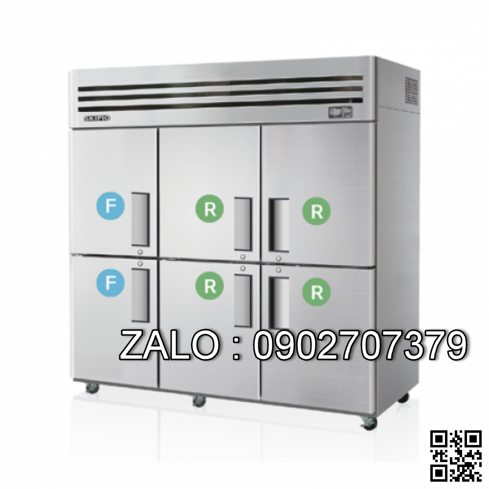 Tủ đông mát 6 cánh Skipio SRFT65-6