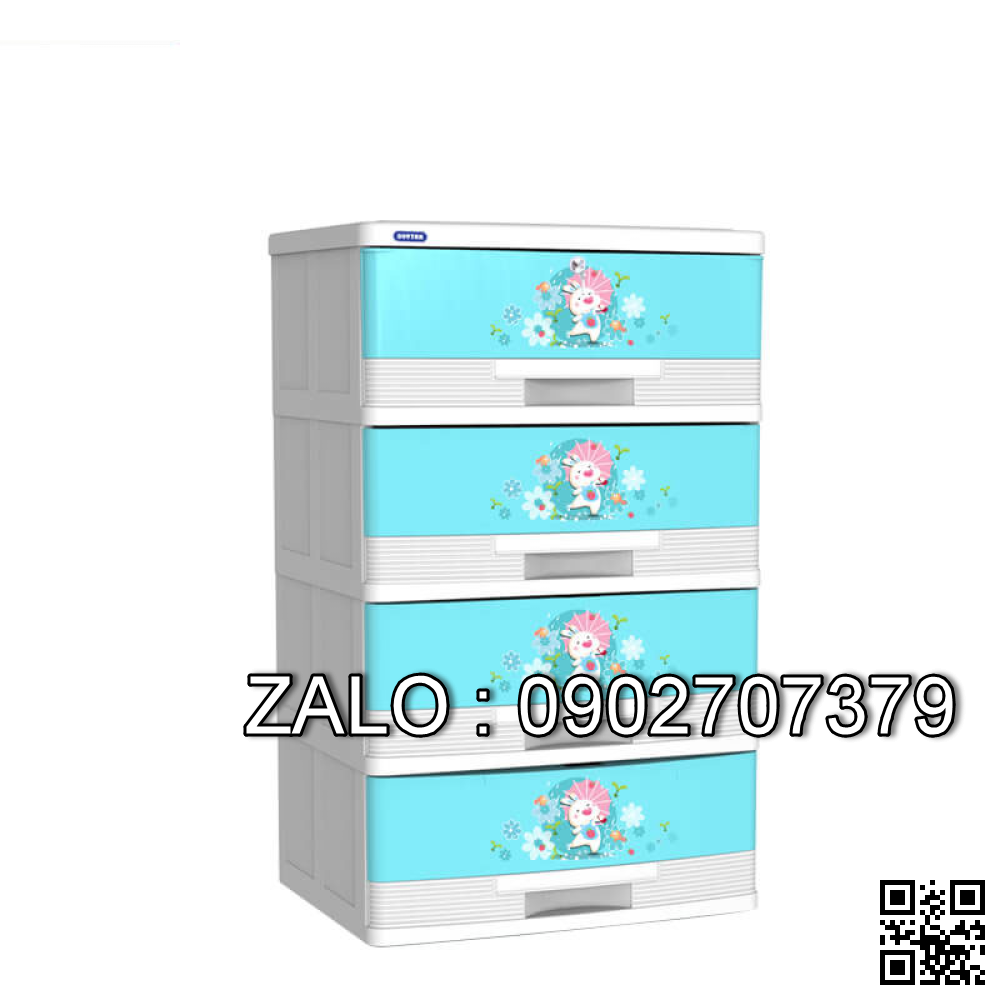 Tủ nhựa ĐẠI 705N/4