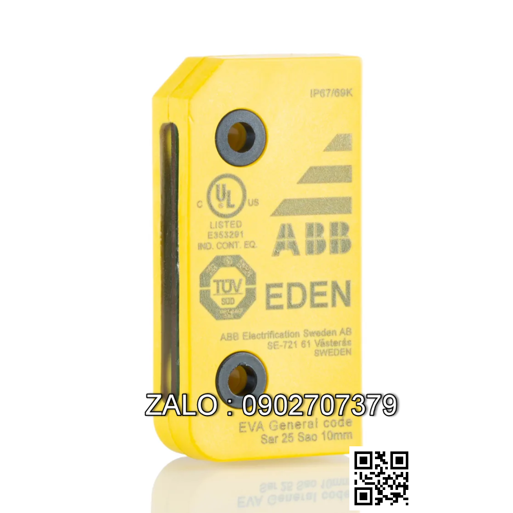 Safety switch code 2TLA020046R0800, ABB , code: 2TLA020046R0800; Sar 25 Sao 10mm, IP67/69K,NSX: ABB (Sensor an tòan hệ thống )