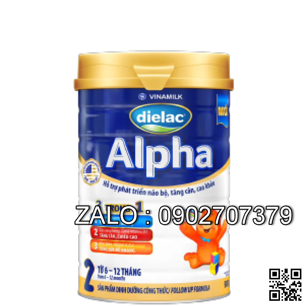 Vinamilk Sửa bột Dielac Alpha 2 900g