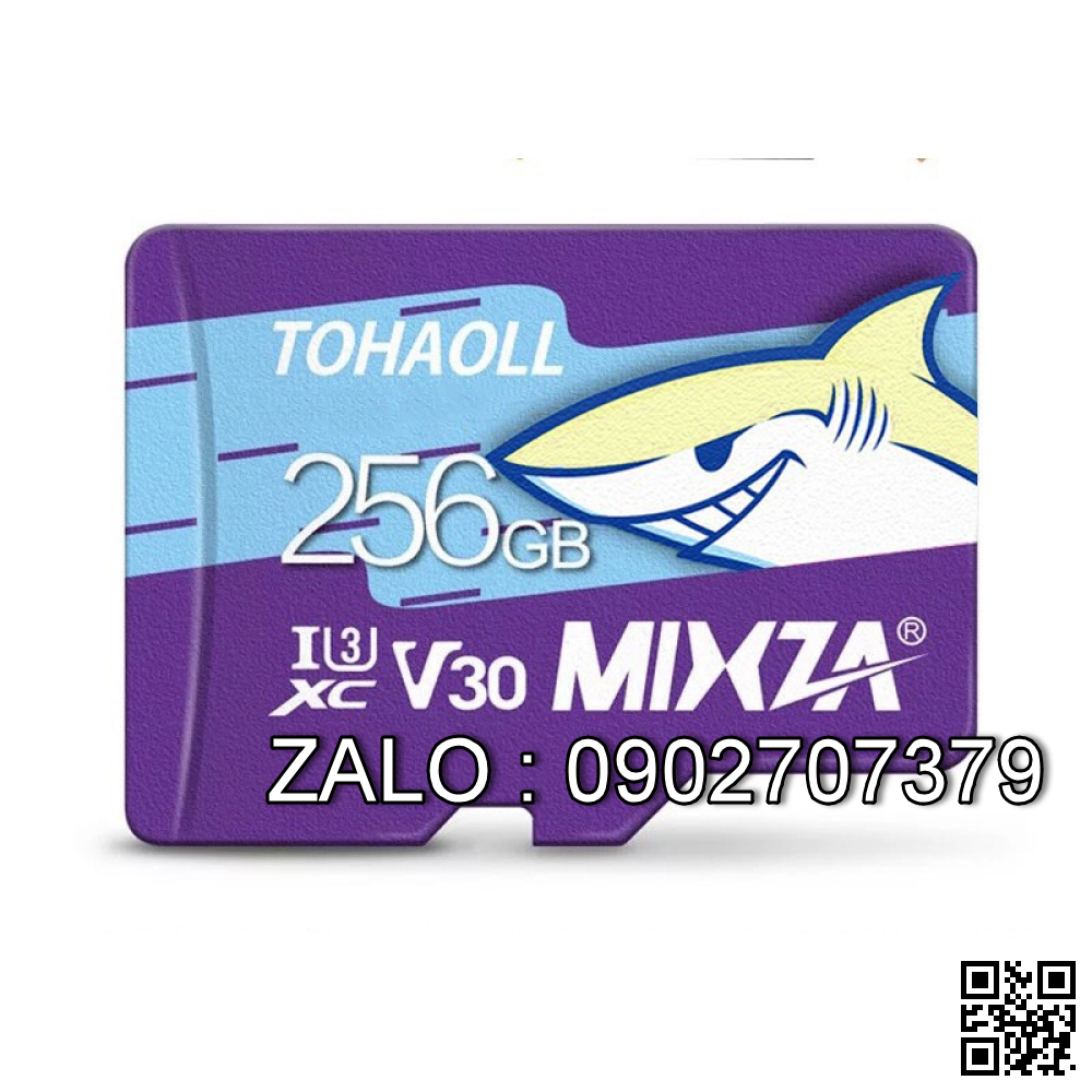 Thẻ Nhớ MicroSD Mixza 256GB - 95Mb/S - Box Class10